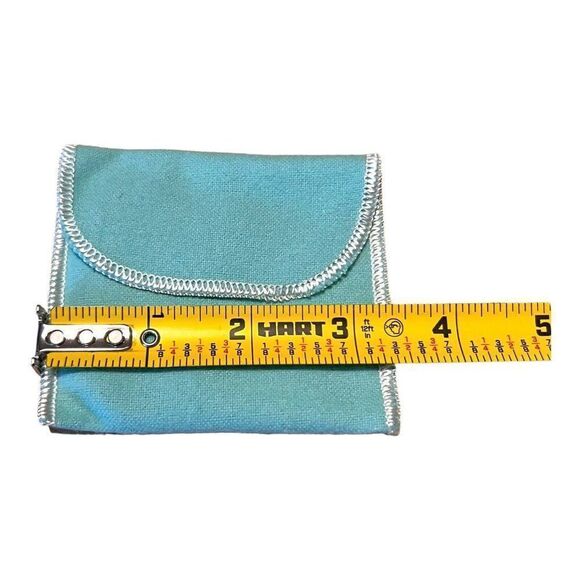 Tiffany & Co Empty Jewelry Box And Case 4”x3.5” Gift Set Suede Pouch Necklace - Picture 5 of 12